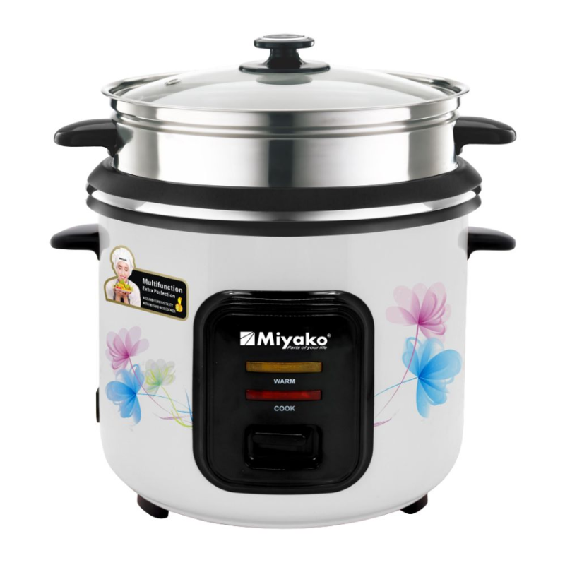 Miyako ASL-3P-280-YLD Double Pot Heavy Duty Multifunctional Rice