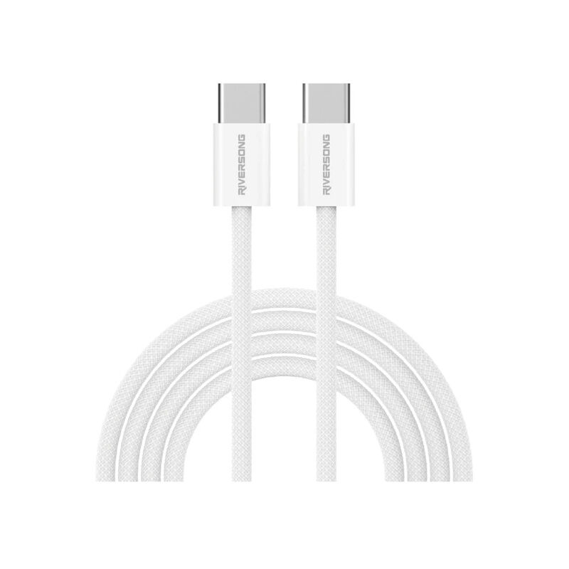 كابل ريفرسونج CT53 60 واط من النوع C إلى C Riversong CT53 60W C to C Cable